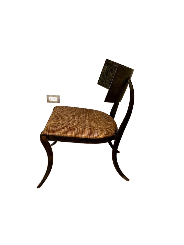 Metal Klismos Chair by Ched Berenguer-Topacio