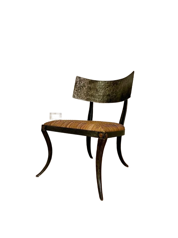 Metal Klismos Chair by Ched Berenguer-Topacio