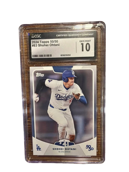 2024 Topps 50/50 Shohei Ohtani #83 CGC 10