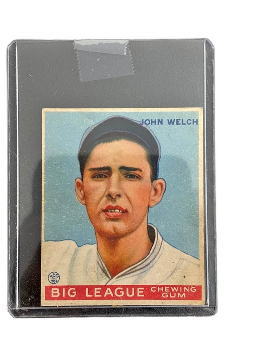 1933 Goudey baseball card