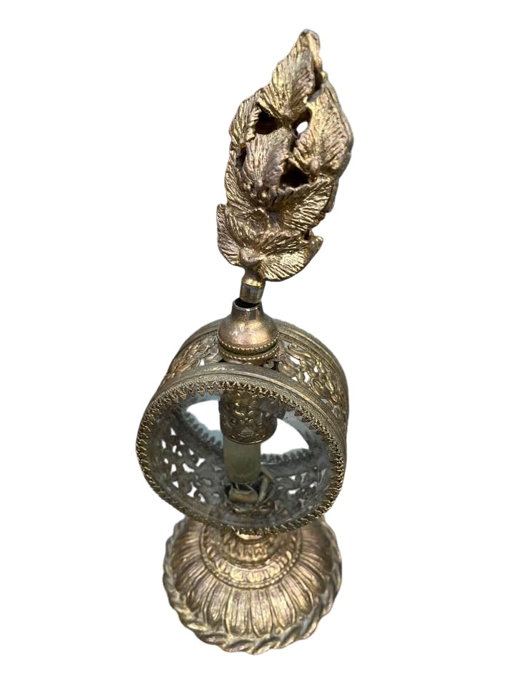 Vintage french 1940s 24 kart gold Ormolu dresser 3 piece set