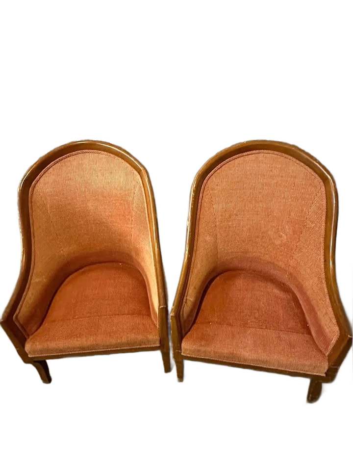 Pair of mid-century modern accent chair