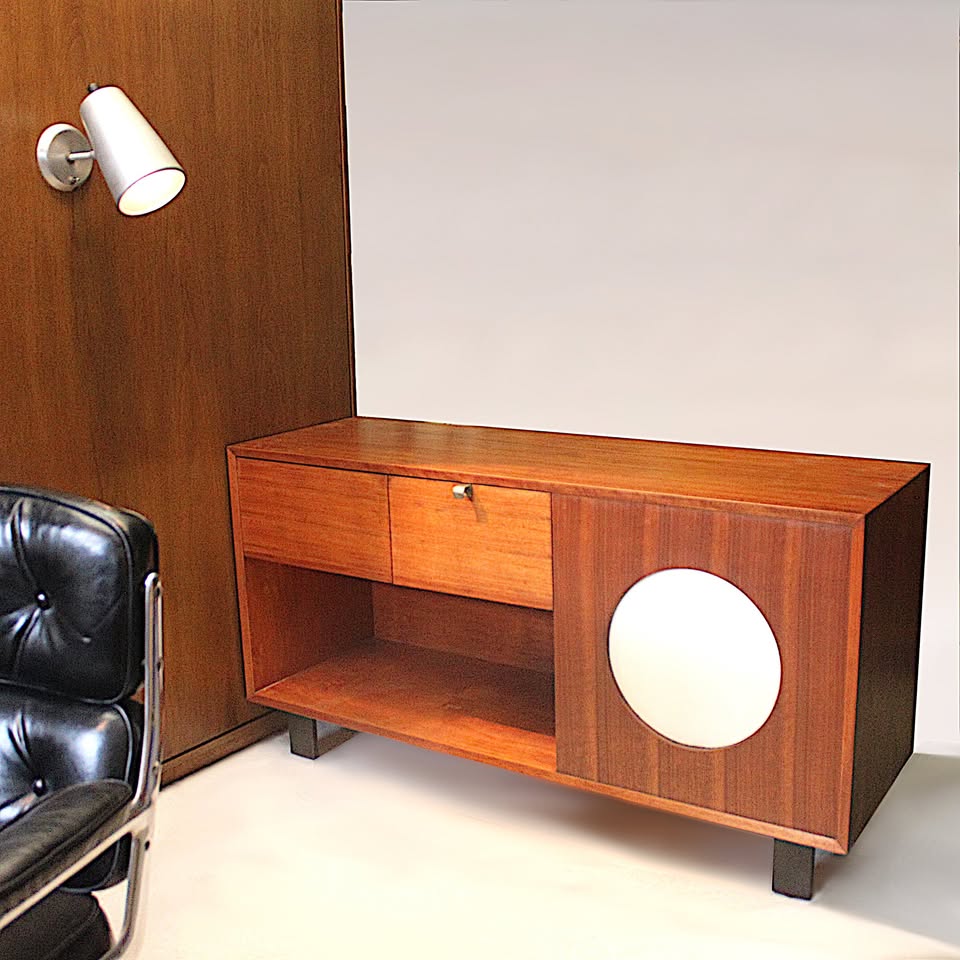 Vintage 1949 Mid-Century Modern Custom L-Shaped Office Desk by George Nelson