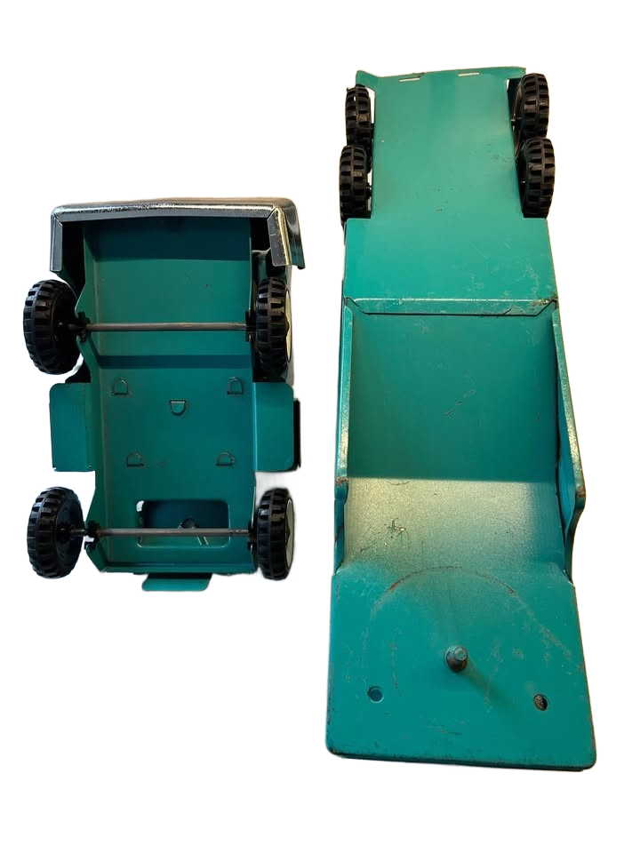 1960s Strutco Auto Haul Metal Car Carrier