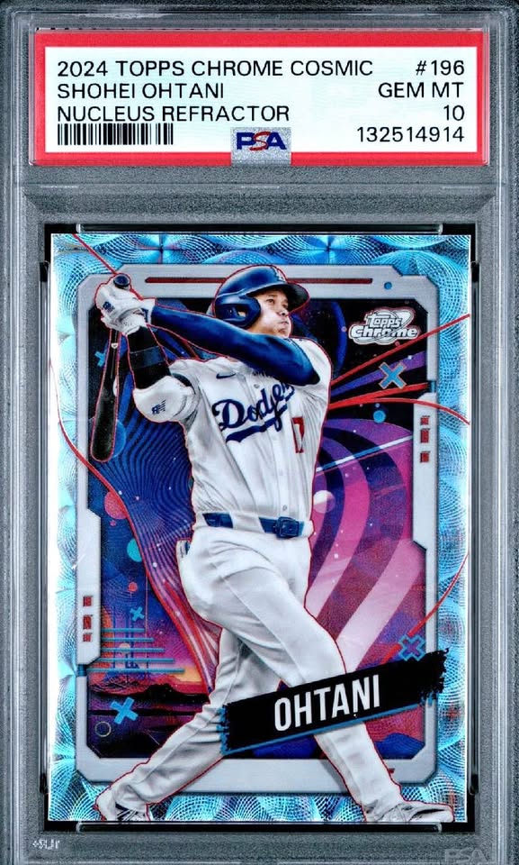 Shohei Ohtani Cosmic Chrome Nucleus Refractor PSA 10