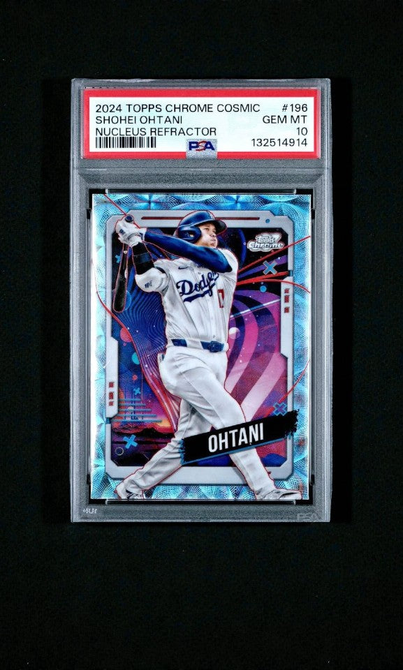 Shohei Ohtani Cosmic Chrome Nucleus Refractor PSA 10