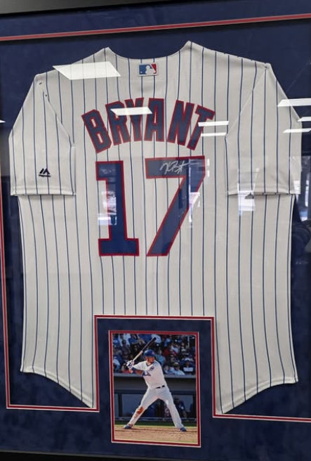 Kris Bryant Signed Chicago Cubs Jersey – Framed Authentic MLB Autograph – 2016 World Series Star
