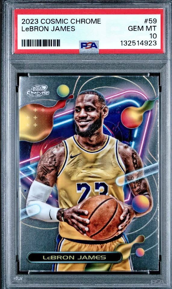 2023-24 Topps Cosmic Chrome LeBron James GEM MINT PSA 10