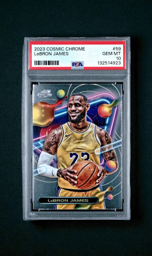 2023-24 Topps Cosmic Chrome LeBron James GEM MINT PSA 10
