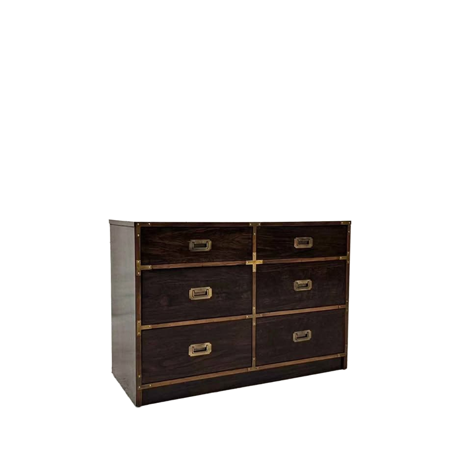 Vintage MCM Campaign Style Dresser