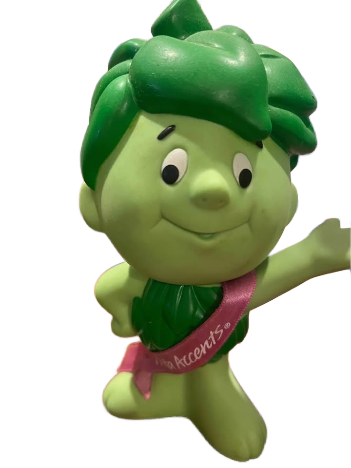 Collectible Green Giant Promotional Marketing Items-Telephone, Alarm Clock, soft Plstic Sprout Toy