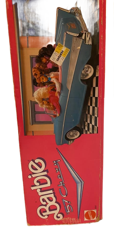 Vintage 1957 Barbie Chevy Convertible 1980’s new in box