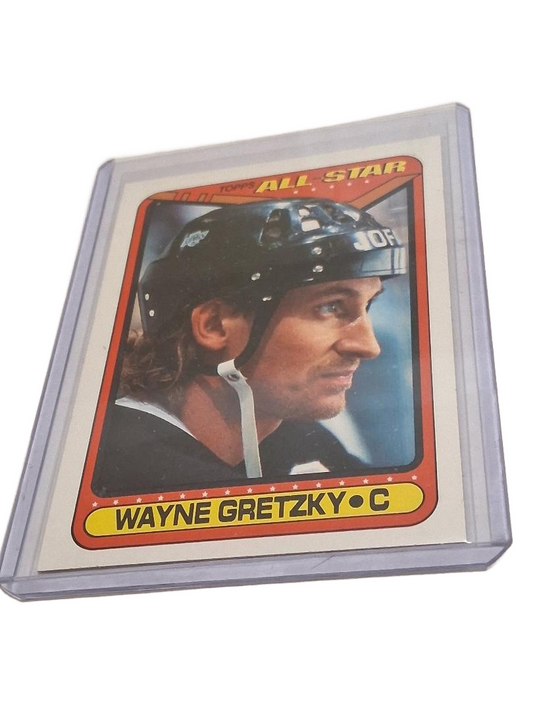 1990 O-Pee-Chee Wayne Gretzky All-Star ice hockey card #199