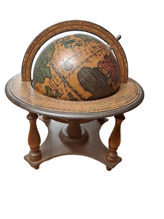 Desk Top Old English Globe