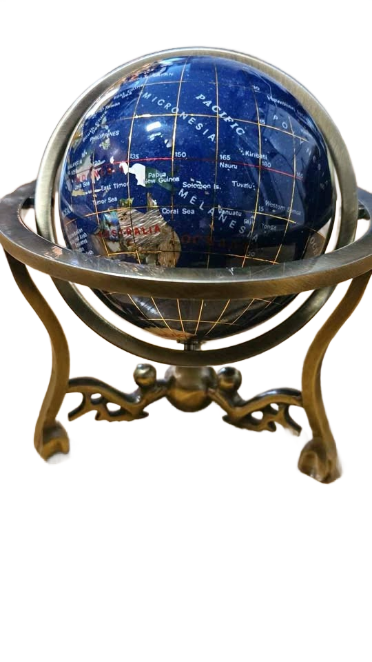 Rare 1980s Stone World Globe