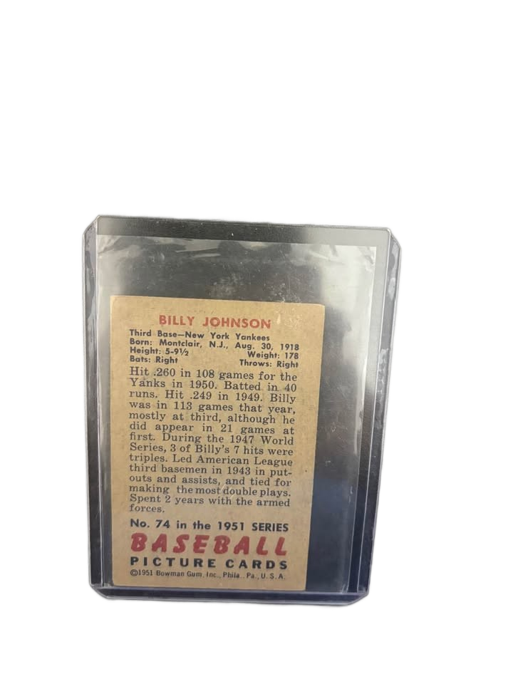 1951 bowman baseball cards