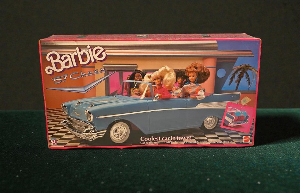 Vintage 1957 Barbie Chevy Convertible 1980’s new in box