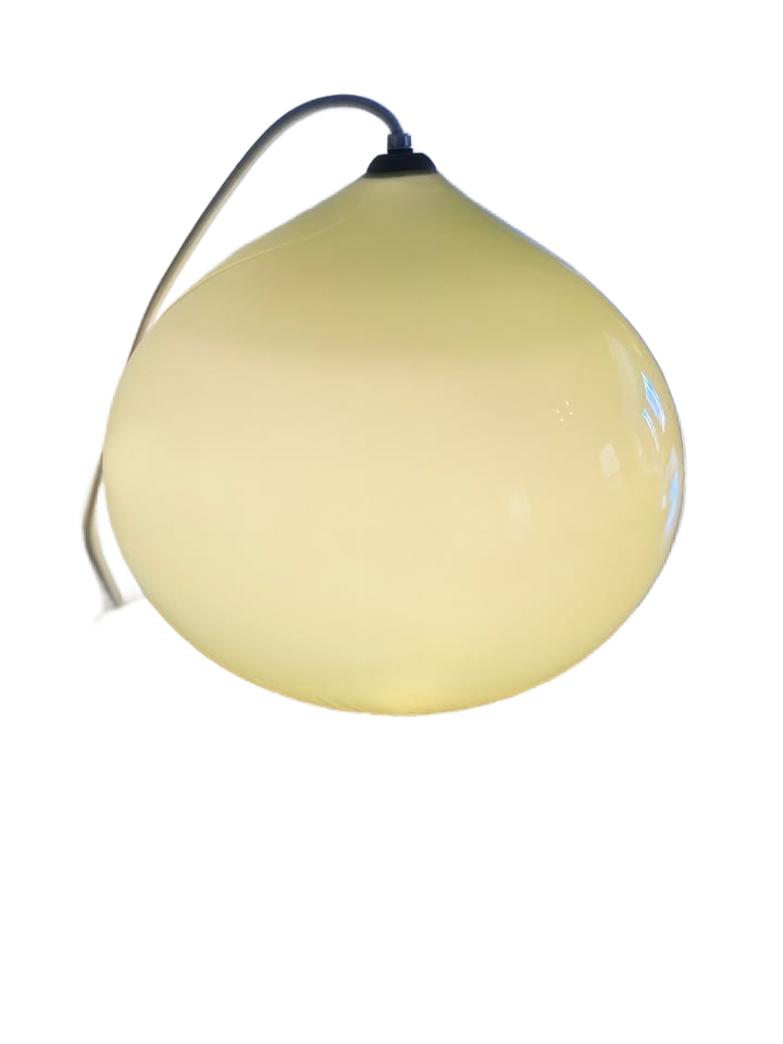 Holmegaard Green Glass Teardrop Pendant Lamp