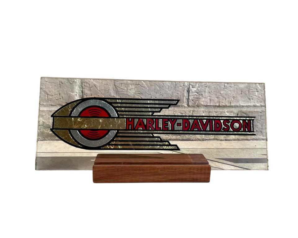 Harley-Davidson Hand Painted/Gold Leaf Sign