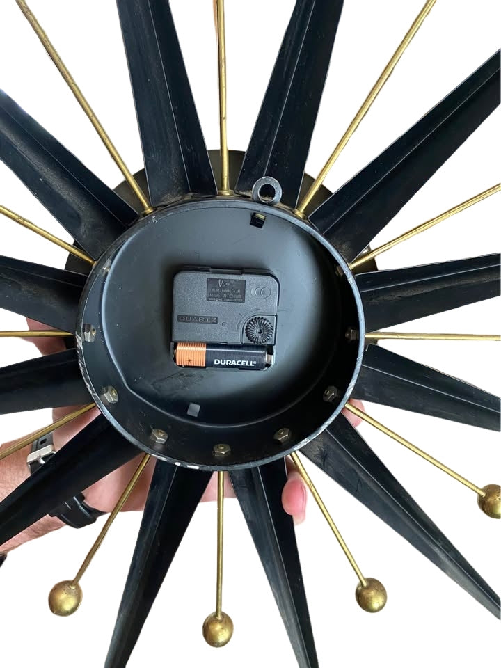 Vintage Starburst Clock