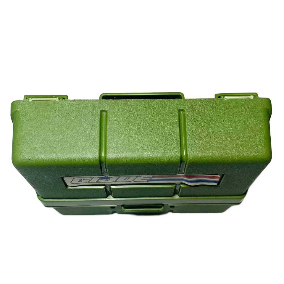 Vintage 1983 Hasbro G.I. Joe Pocket Patrol Pack Figure Holder Belt Clip Case Green