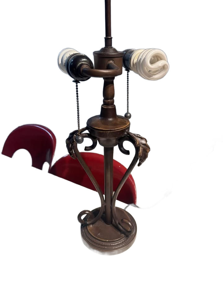 Vintage Stained Glass Lamp