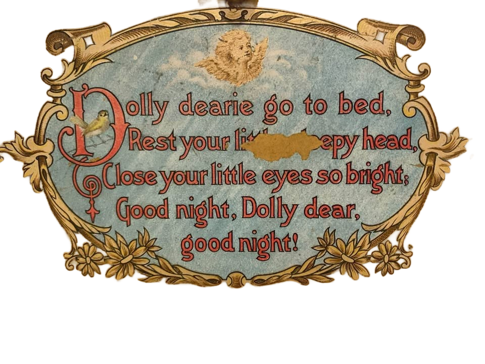 Antique Cast Iron Doll Bed Salesman Sample Chicago Art Bed Co LARGE 26 1/2×20 Late 1800s/Early 1900s