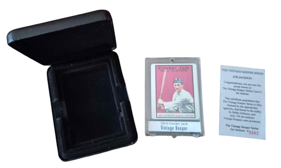 Limited Cracker Jack 'Shoeless' Joe Jackson Card (#62/100)