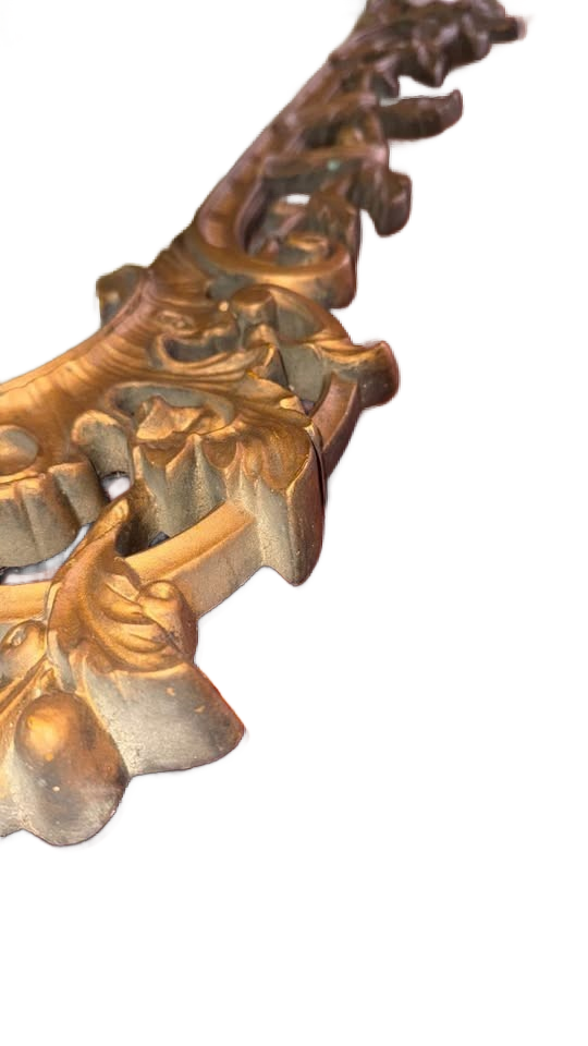 Mid-Century Rococo Gilt-wood Looking Glass Mirror by Turner Company