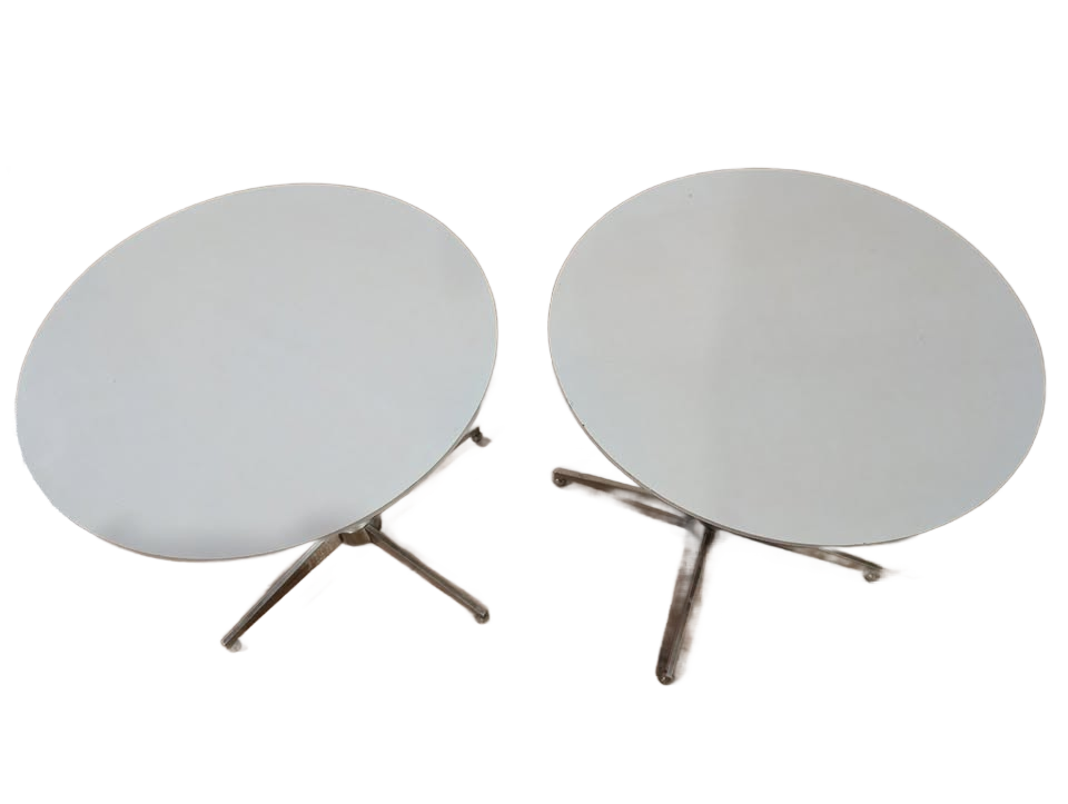mid century modern side tables, arne jacobson