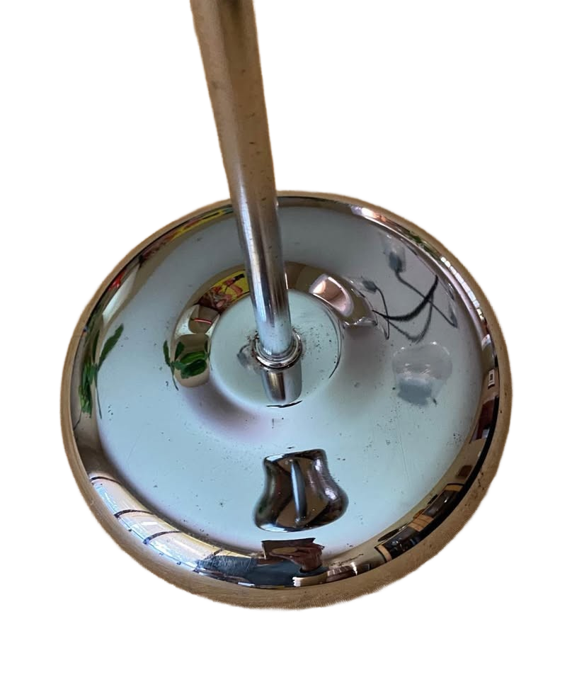 MCM Chrome Standing Floor Ashtray