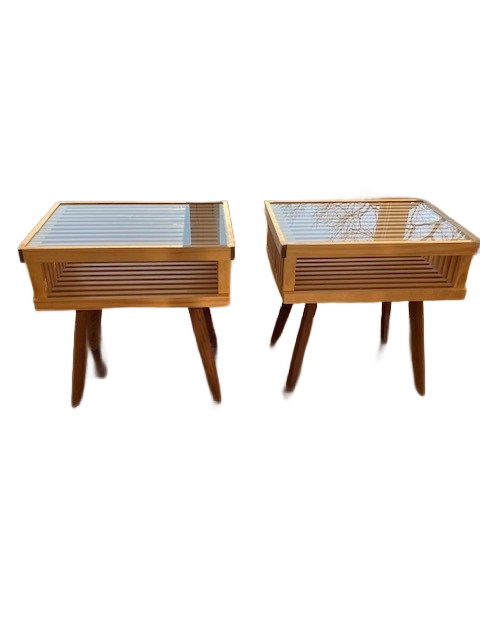 Two MCM - Style End Tables