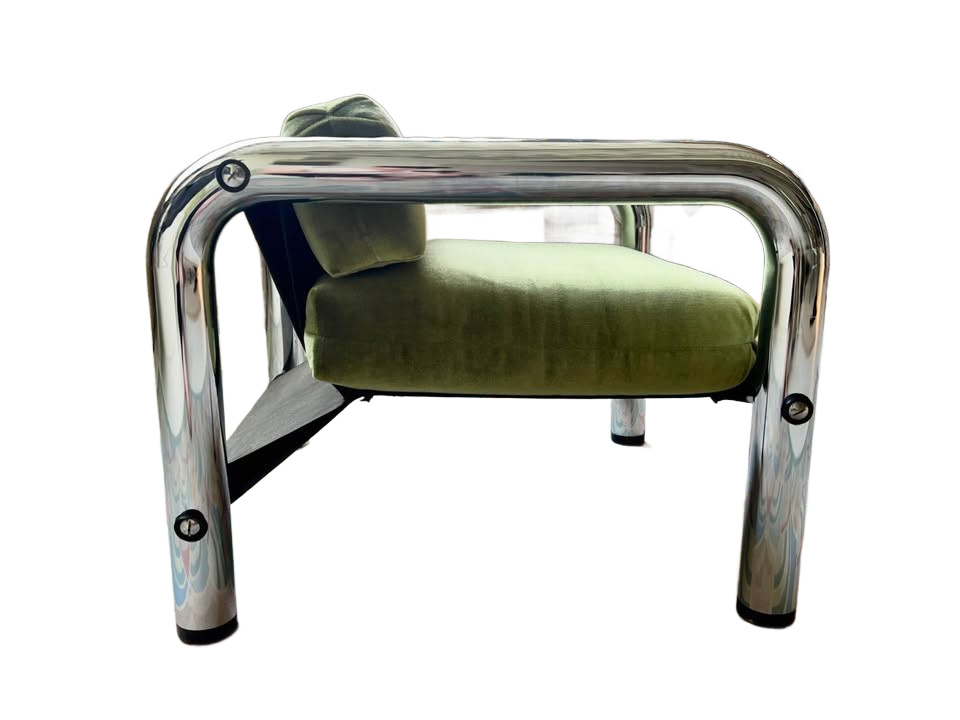 Byron Botker Mohair Lounge Chair