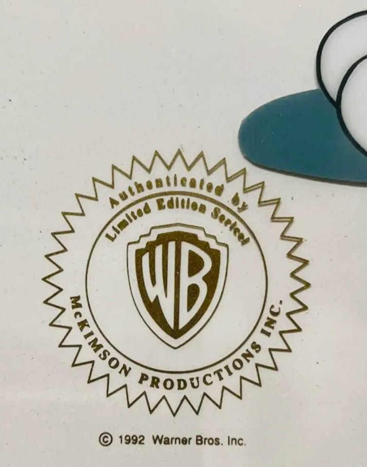 Warner Bros. 1992 Limited Edition Sylvester & Sylvester Jr. “Like Father Like Son” Animation Art Cel