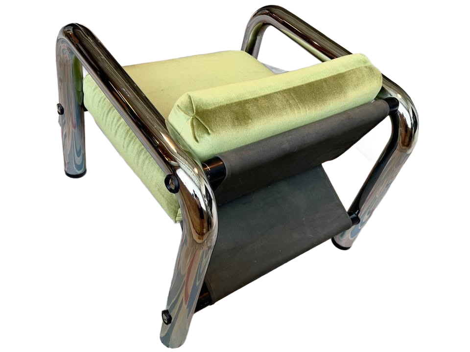 Byron Botker Mohair Lounge Chair