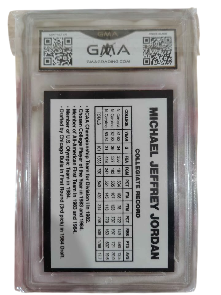 Michael Jordan North Carolina Illustration card