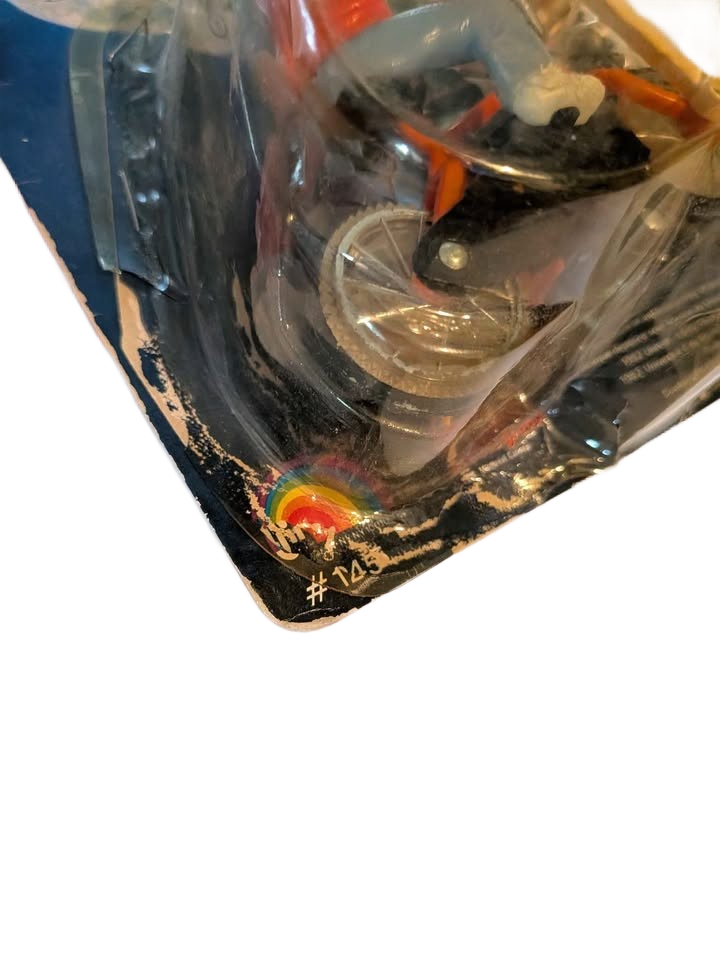 1982 E.T. and Elliot Powered Bicycle Toy in Original Package by Grand Toys