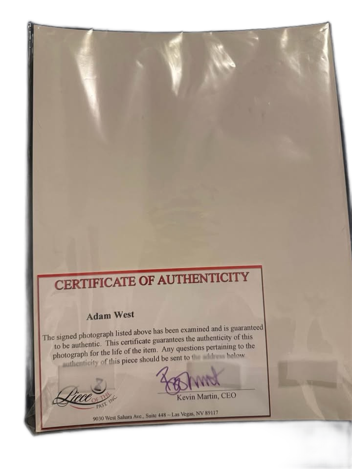 Adam west autograph (Batman autograph)