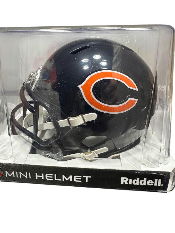Caleb Williams Chicago Bears Autographed Fanatics Authentic Riddell Speed Mini Helmet