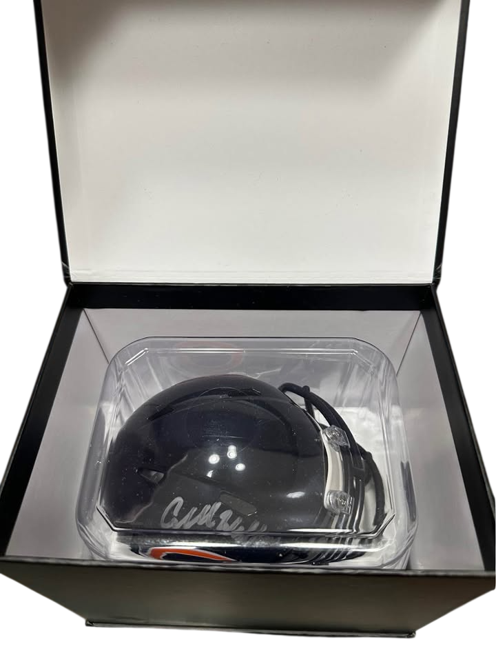 Caleb Williams Chicago Bears Autographed Fanatics Authentic Riddell Speed Mini Helmet