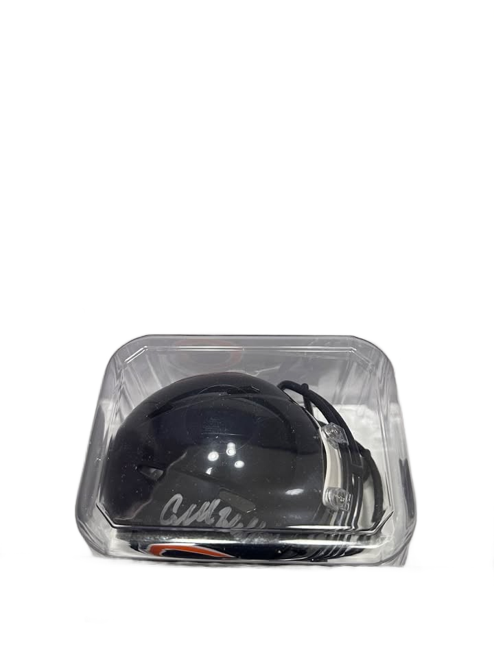 Caleb Williams Chicago Bears Autographed Fanatics Authentic Riddell Speed Mini Helmet