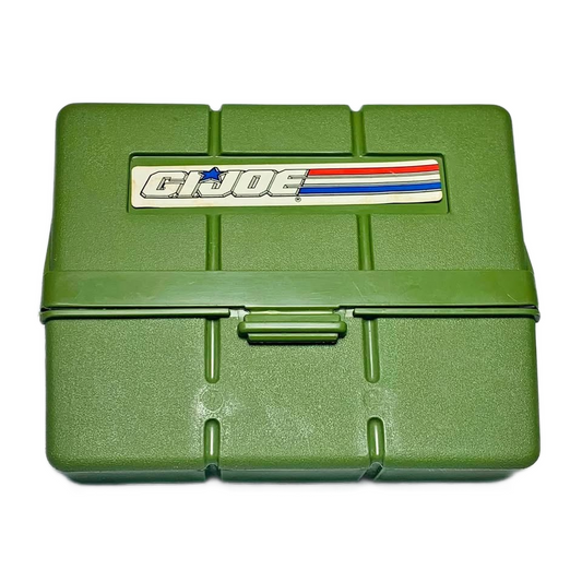 Vintage 1983 Hasbro G.I. Joe Pocket Patrol Pack Figure Holder Belt Clip Case Green