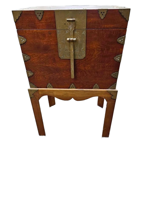 Mid-Century Korean Blanket Chest, also known as a Bandaji