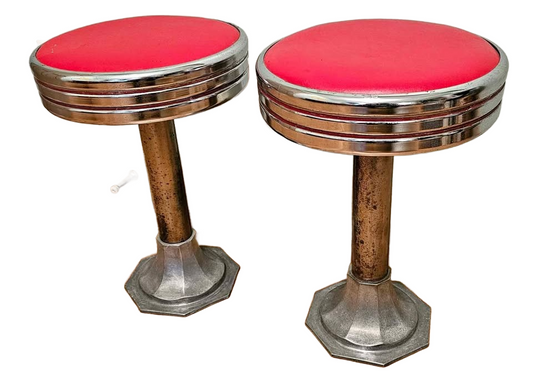 Vintage ice cream stools