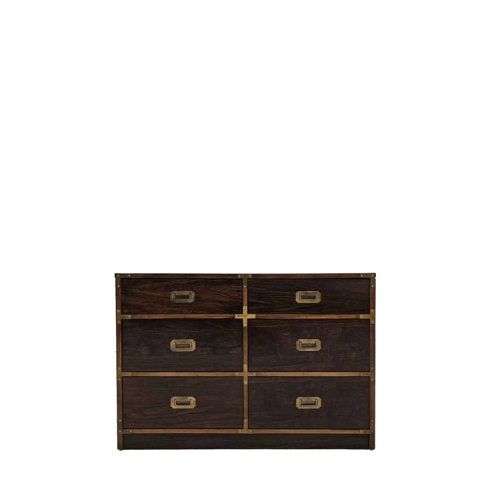 Vintage MCM Campaign Style Dresser