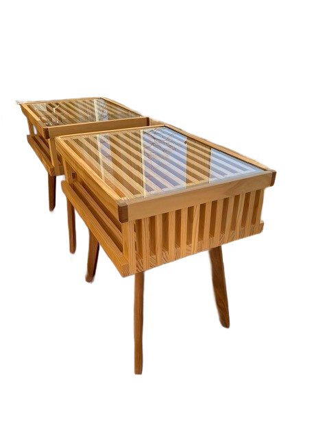 Two MCM - Style End Tables