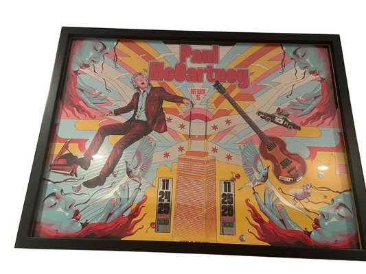 Paul McCartney Chicago Tour 2025 Poster - Exclusive Foil Variant