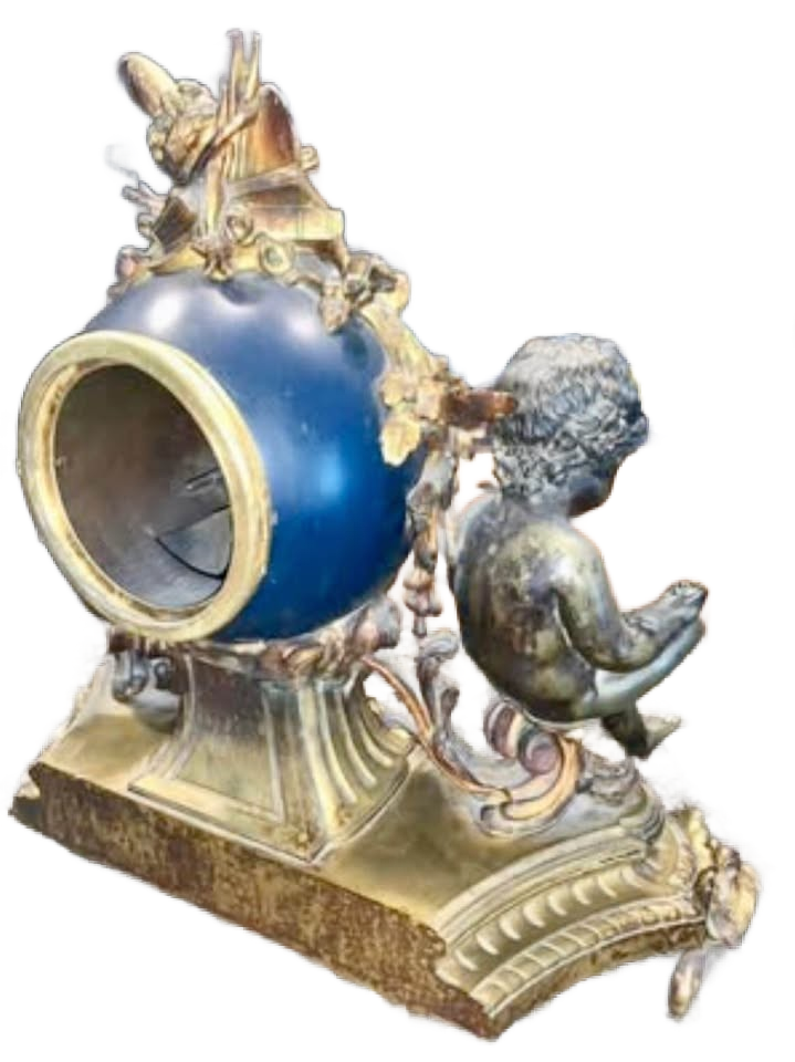 ANTIQUE FRENCH MANTLE CLOCK BY DENIERE