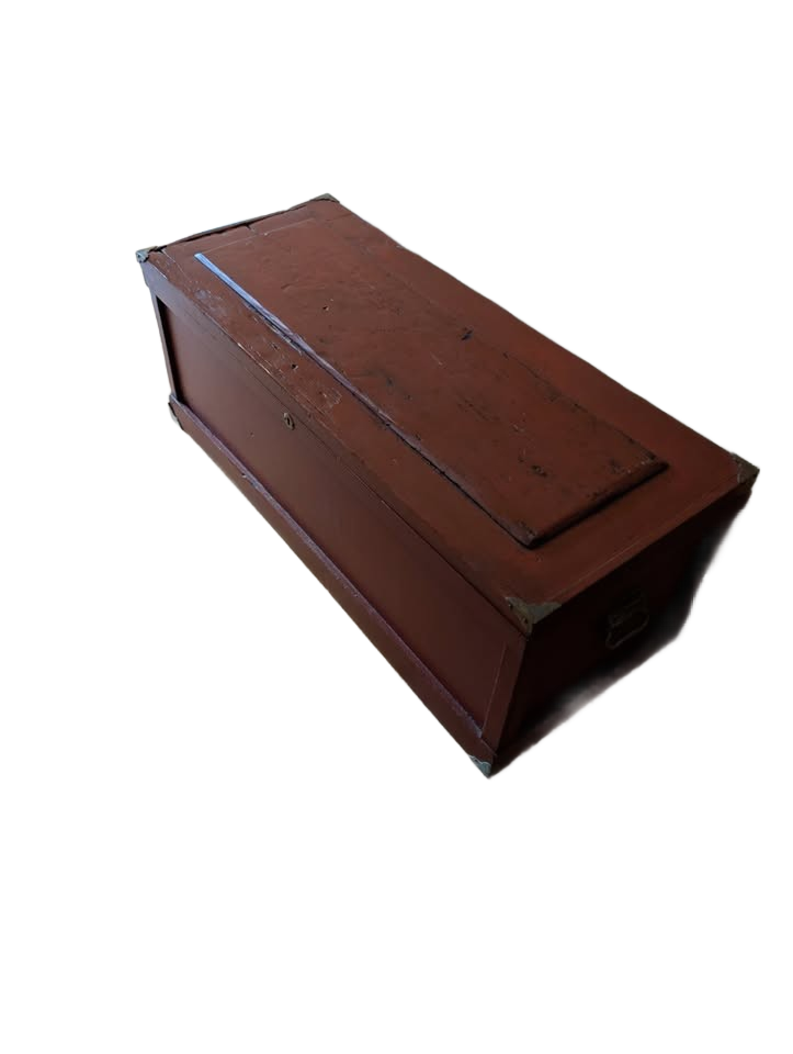 Red Wooden Chest