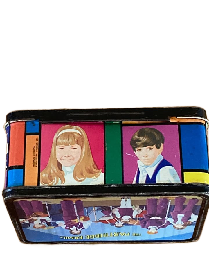 Vintage - 1971 The Partridge Family Metal Tin Lunch Box, No thermos